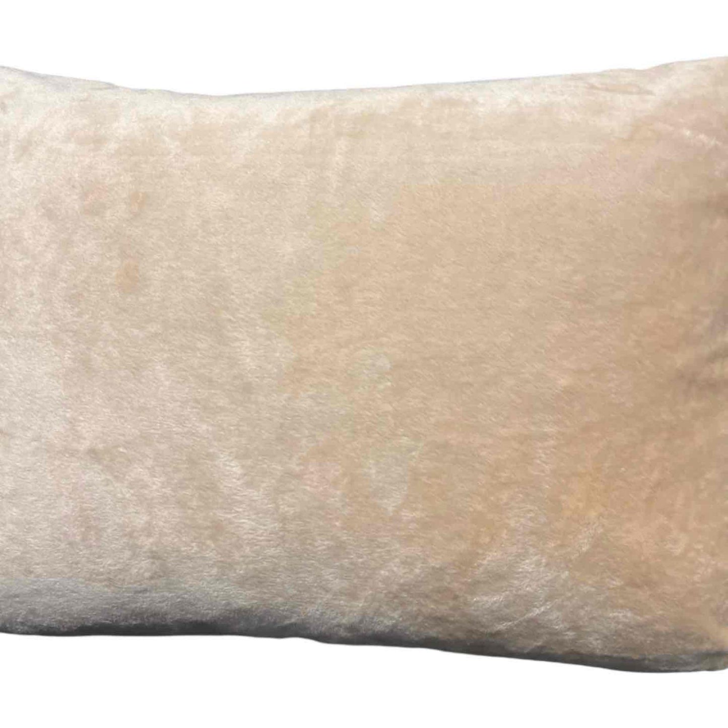 Luxury French Tapestry Lumbar Pillow by Rolande Du Dreuilh French Designer - Nude Color Skiing Motif, Christmas Decor Pillow