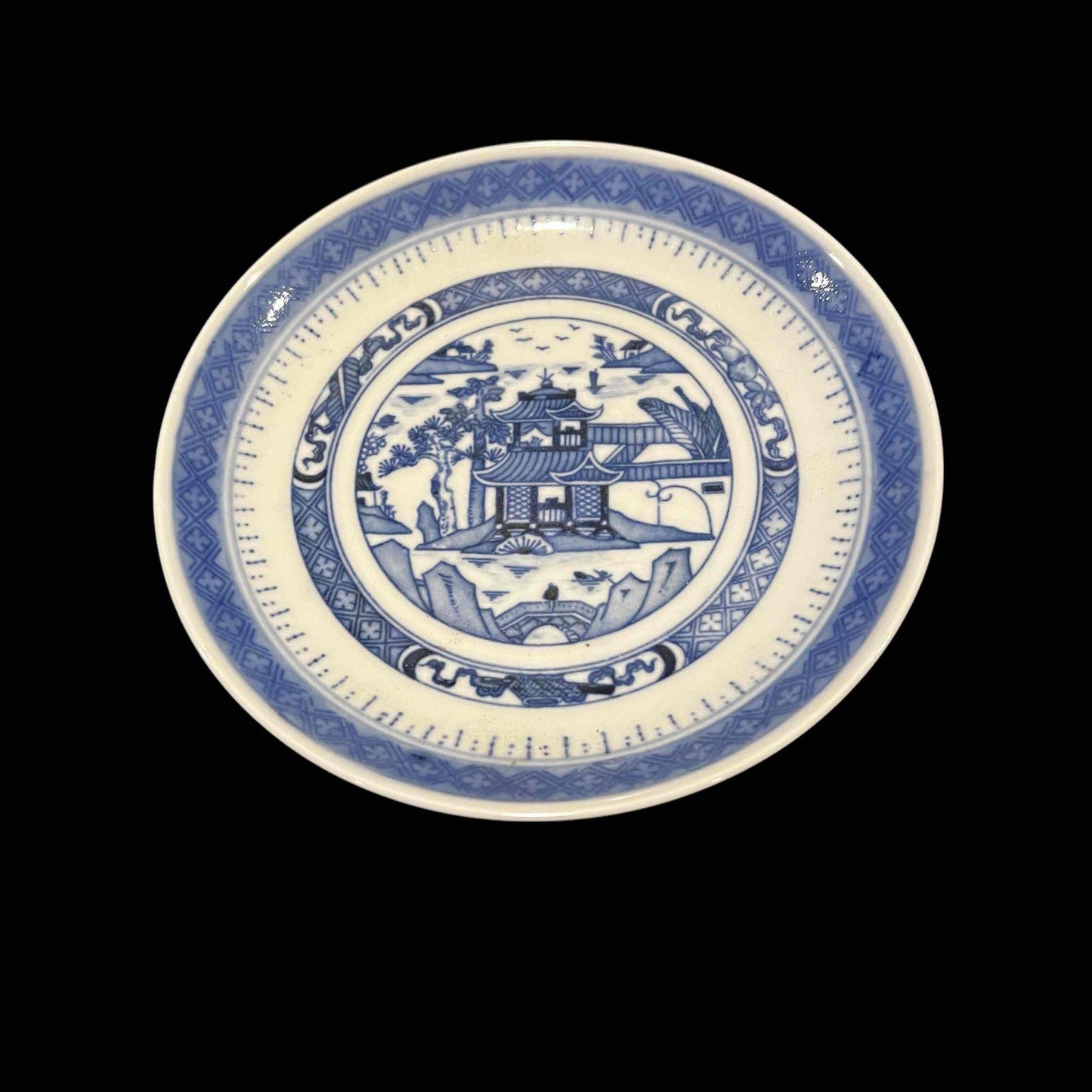 Canton Style Dessert and Appetizer Plates, Partial Set