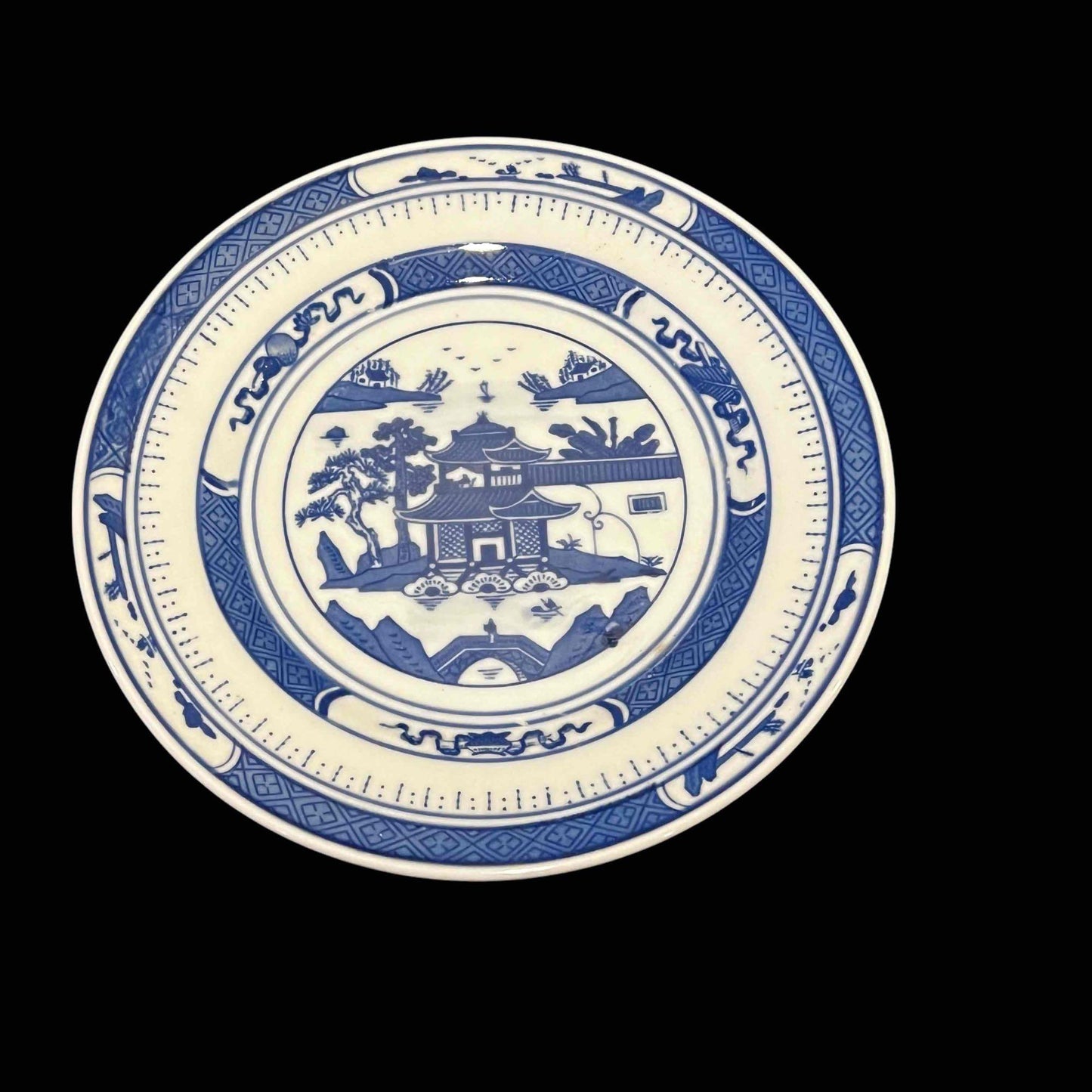 Canton Style Dessert and Appetizer Plates, Partial Set