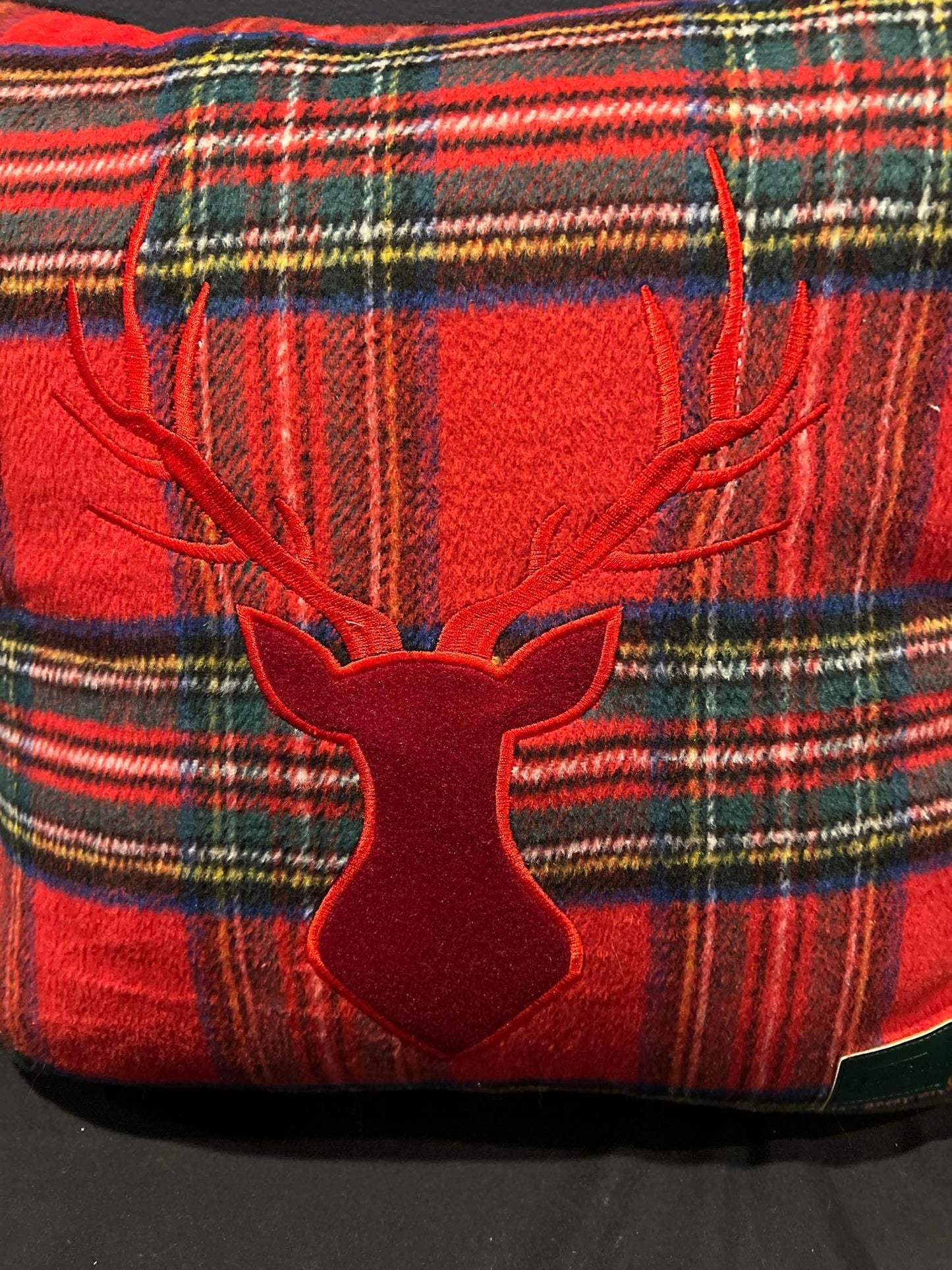 Charles Gellen Luxury Irish Wool Decorative Accent Pillow, Christmas Decorative Pillow