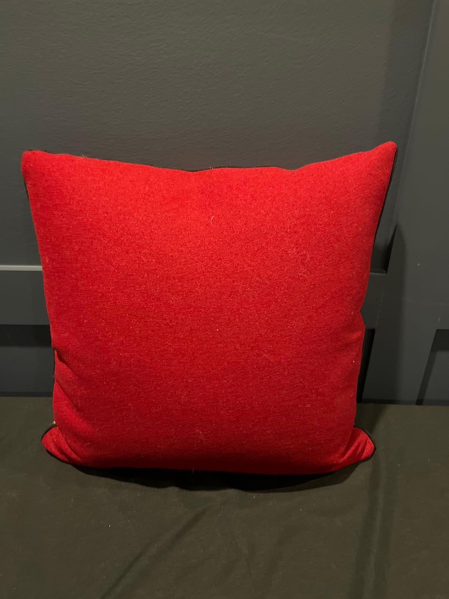 Charles Gellen Luxury Irish Wool Decorative Accent Pillow, Christmas Decorative Pillow