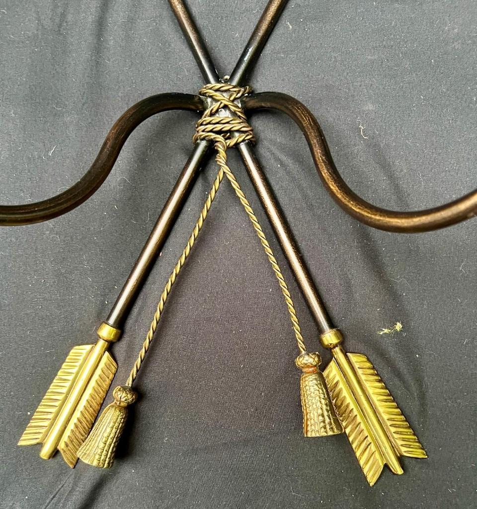 Pair of Bronze Arrows Sconce Wall Decor, Wall Candle Holder, Wall Lamps