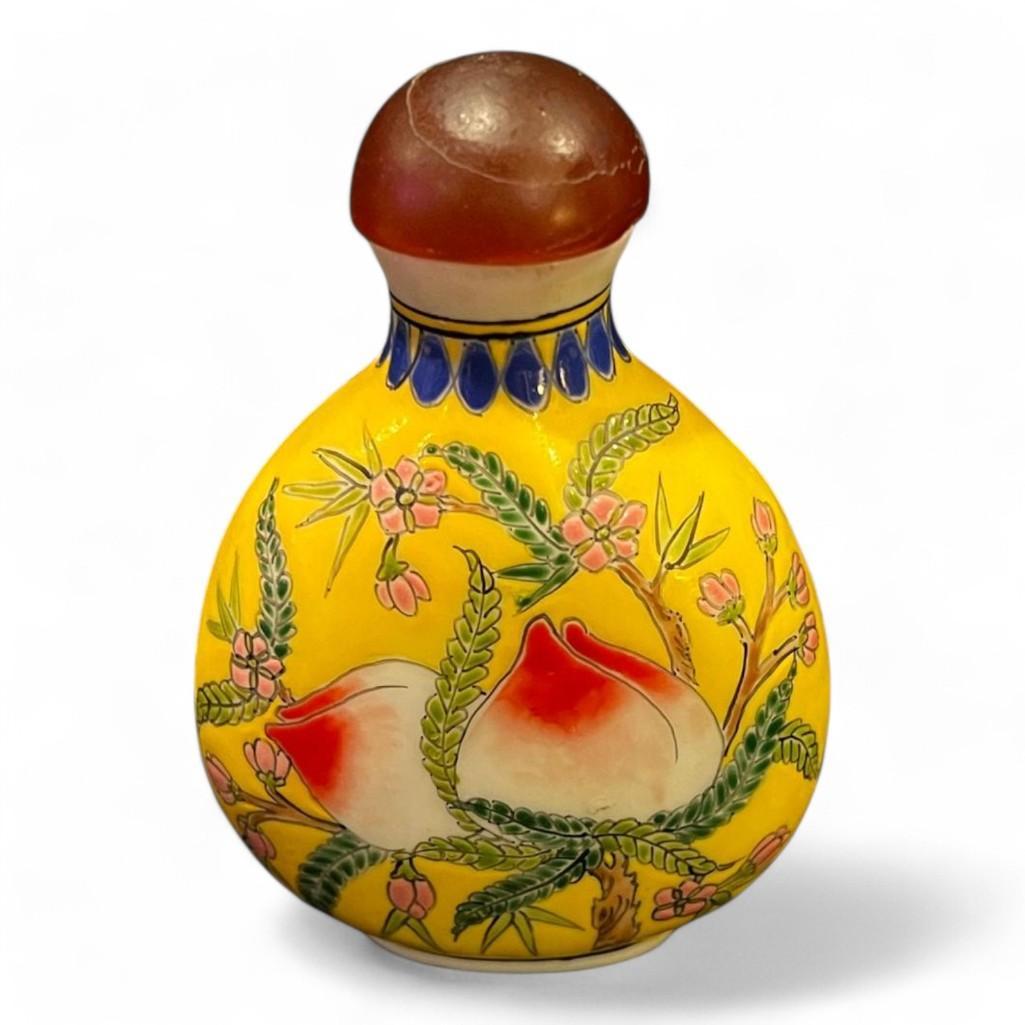 Fabulous Collection of 5 Snuff Bottles, Set of 5 Assorted Hand Made, Asian Antiques, Decor, Gift
