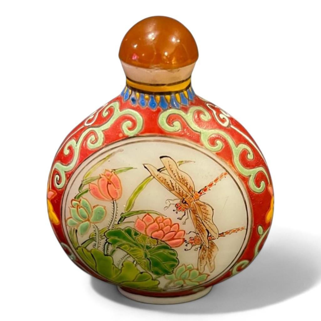 Fabulous Collection of 5 Snuff Bottles, Set of 5 Assorted Hand Made, Asian Antiques, Decor, Gift