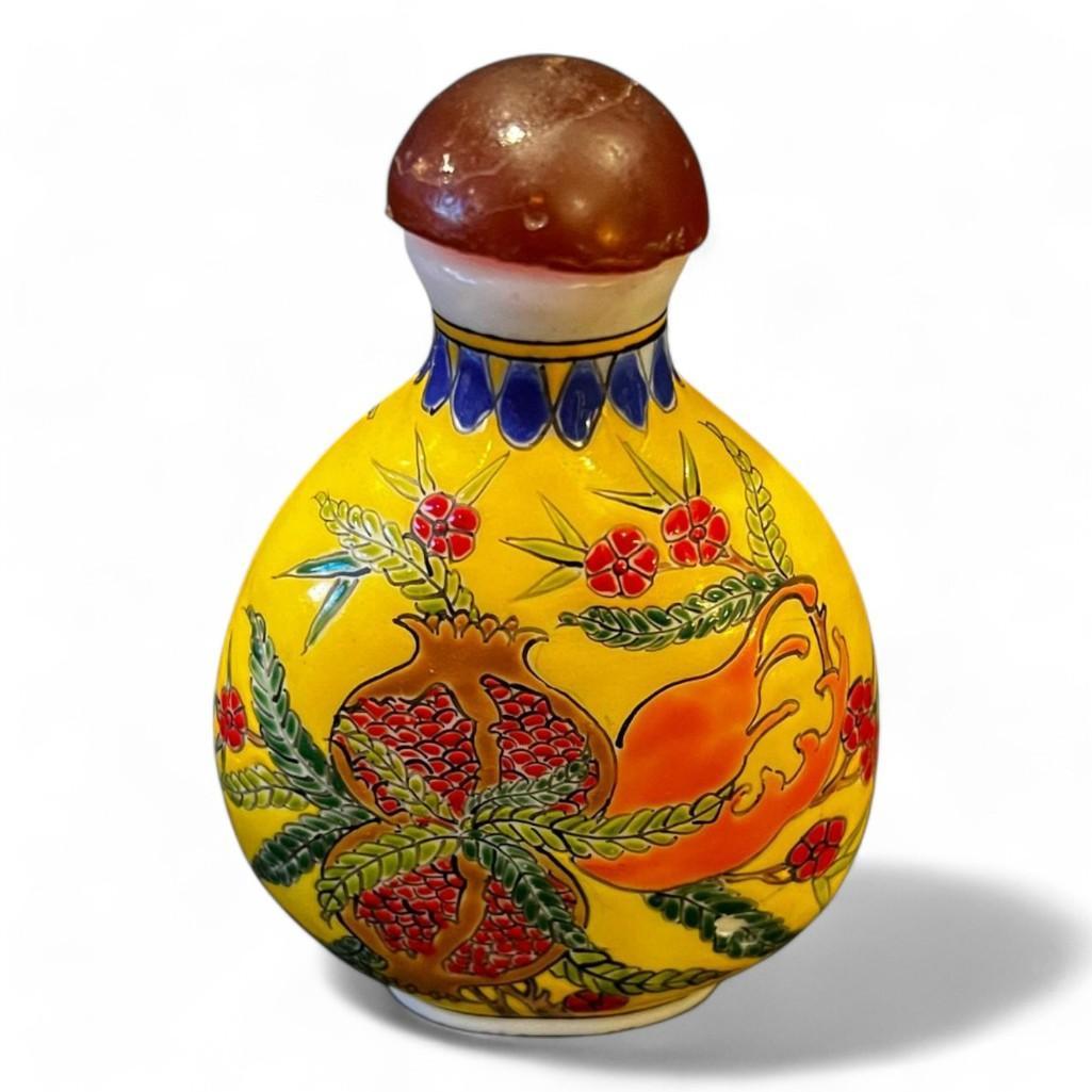 Fabulous Collection of 5 Snuff Bottles, Set of 5 Assorted Hand Made, Asian Antiques, Decor, Gift