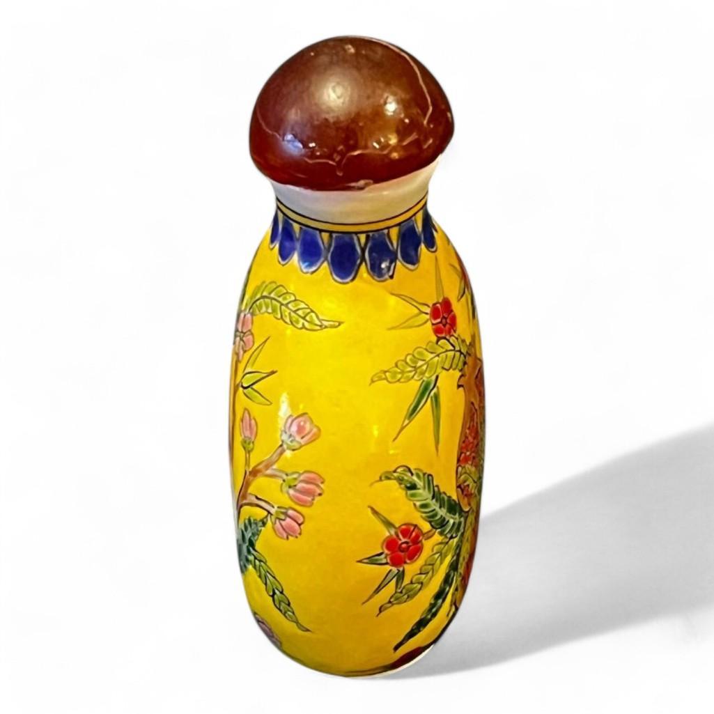 Fabulous Collection of 5 Snuff Bottles, Set of 5 Assorted Hand Made, Asian Antiques, Decor, Gift