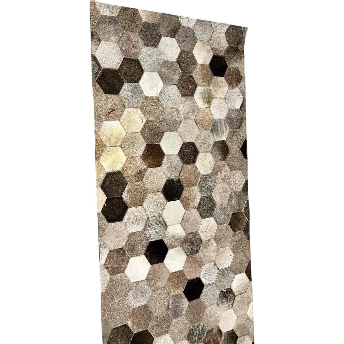 Fantastic Safavieh Genuine Cowhide Patchwork Leather Floor Runner, Decorative Rug