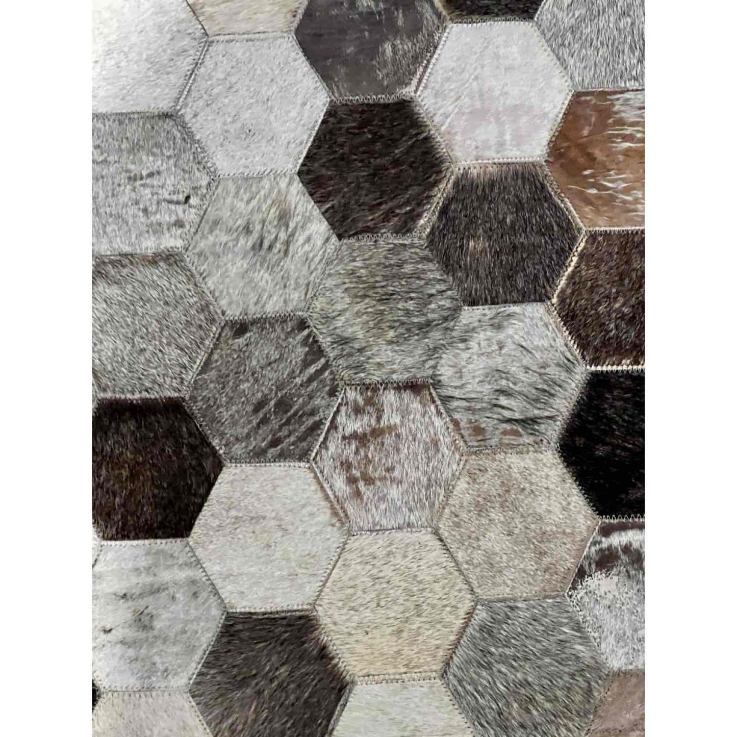 Fantastic Safavieh Genuine Cowhide Patchwork Leather Floor Runner, Decorative Rug