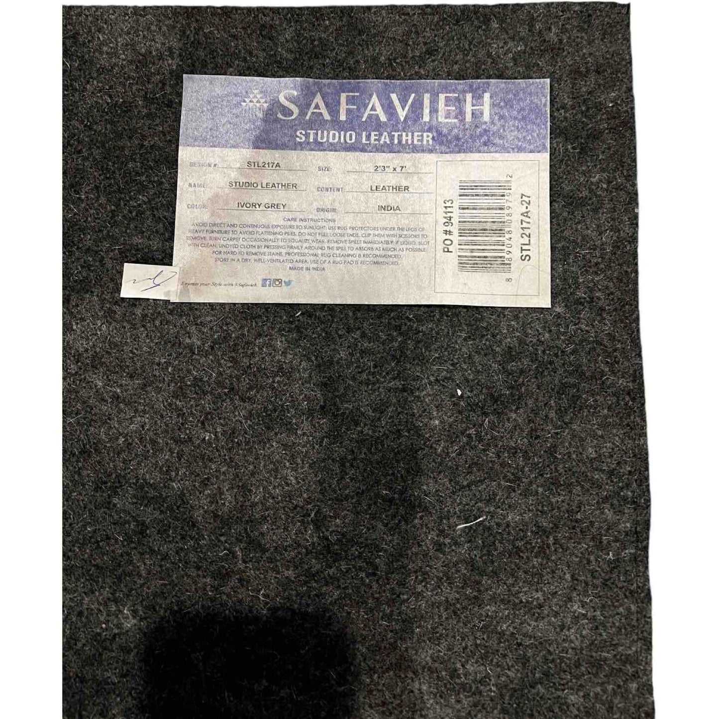 Fantastic Safavieh Genuine Cowhide Patchwork Leather Floor Runner, Decorative Rug