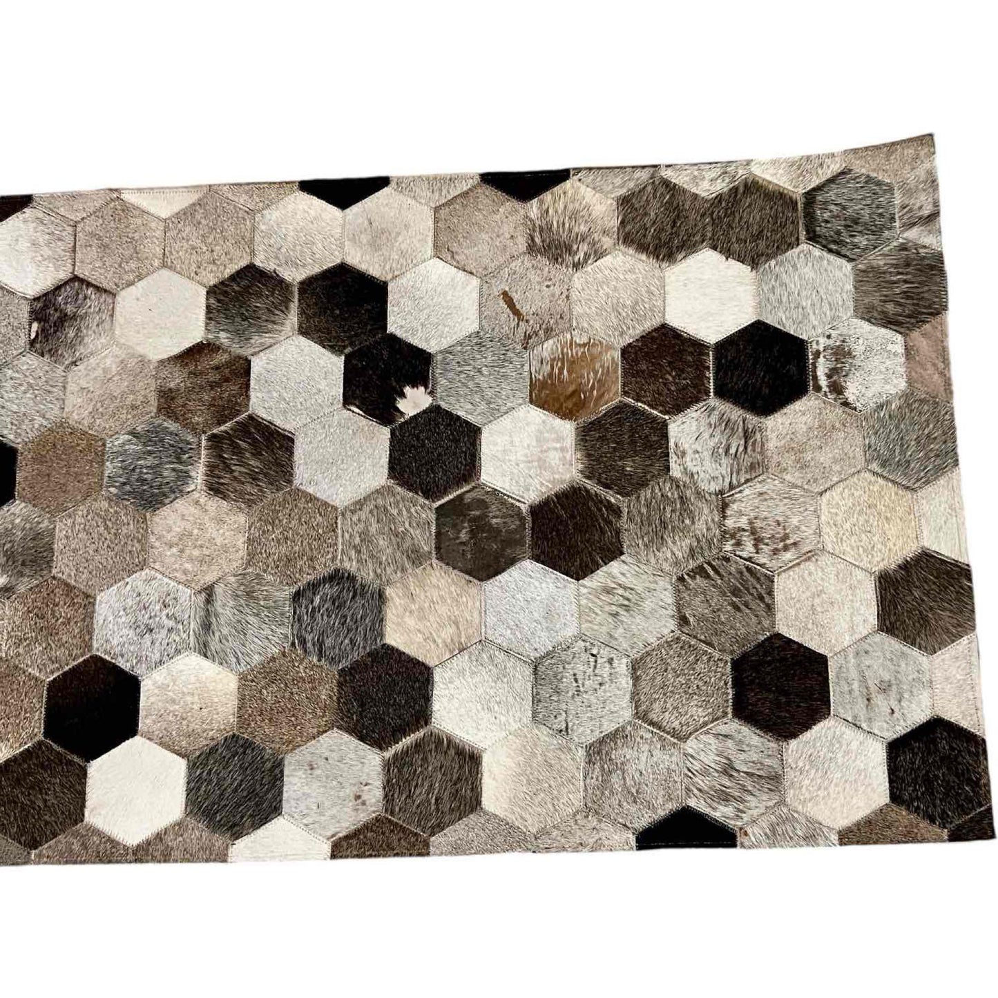 Fantastic Safavieh Genuine Cowhide Patchwork Leather Floor Runner, Decorative Rug
