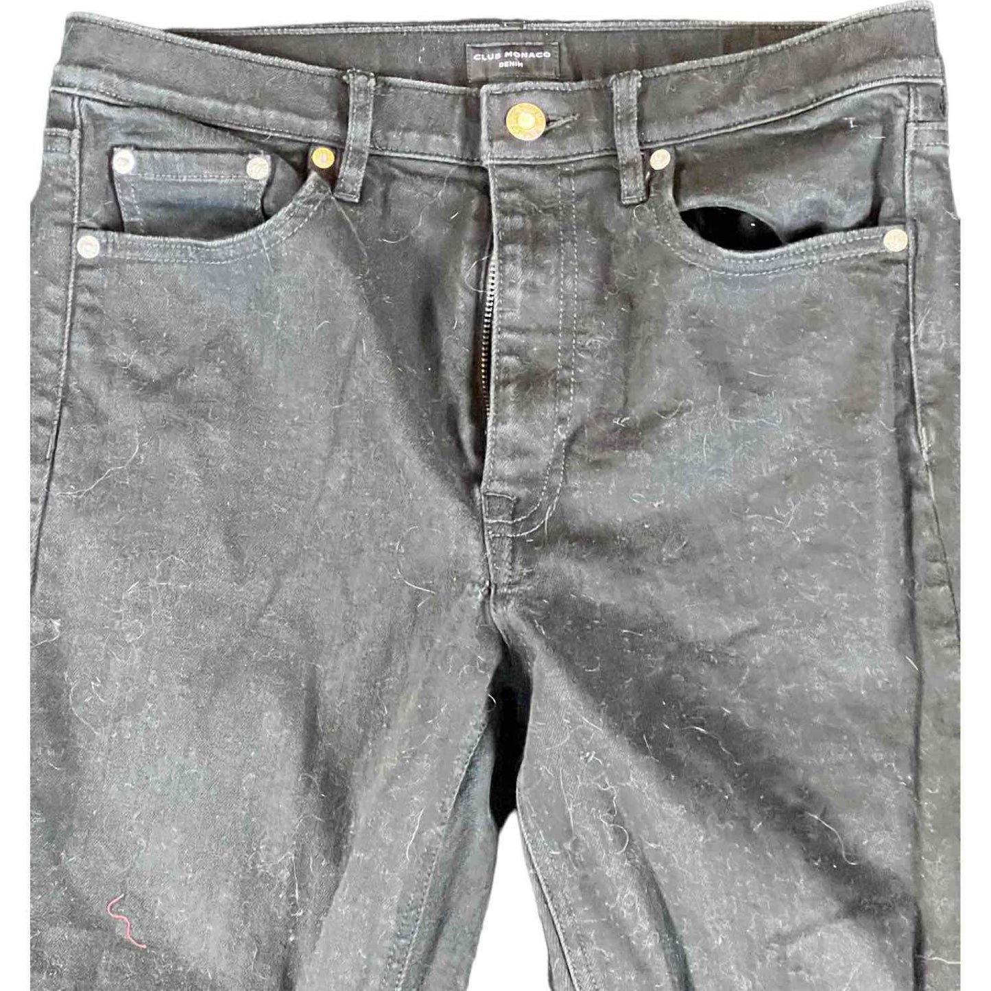 L'Agence Designer Black Denim Jeans