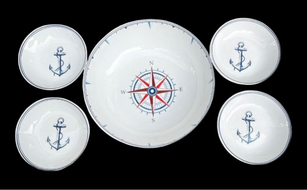 Limited Edition Williams Sonoma White Nautical Maritime