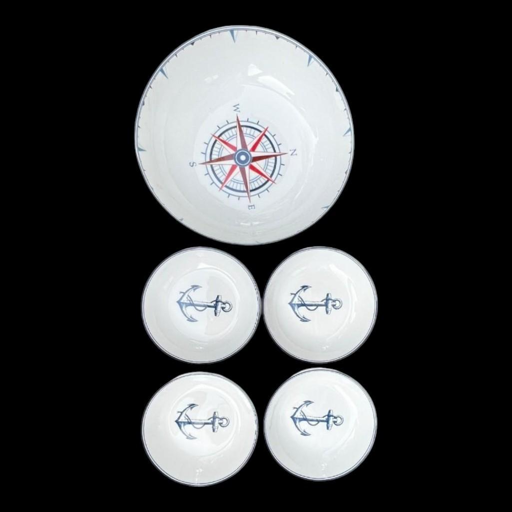Limited Edition Williams Sonoma White Nautical Maritime