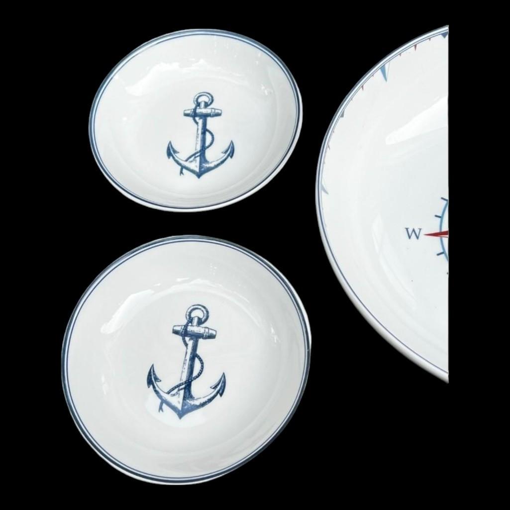 Limited Edition Williams Sonoma White Nautical Maritime