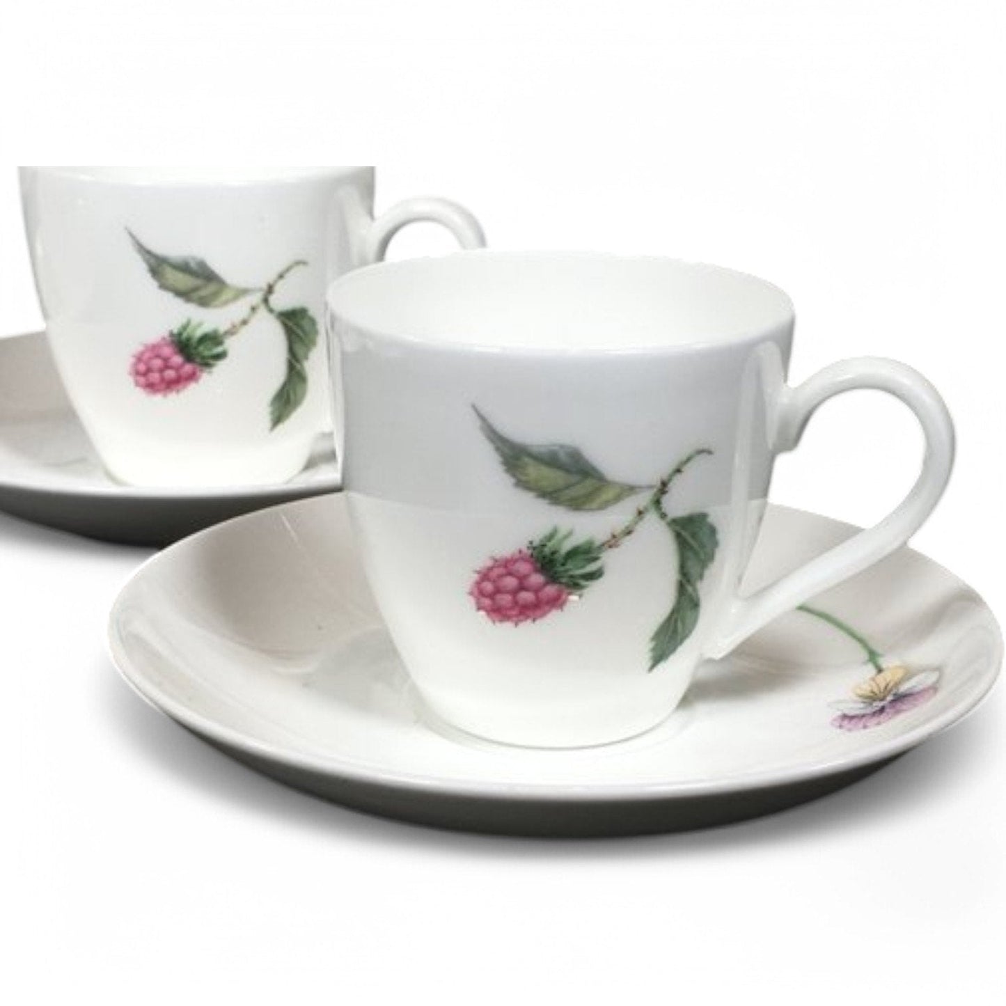 Villeroy & Boch Wildberries Demi Cup & Saucer Set (4-Piece)