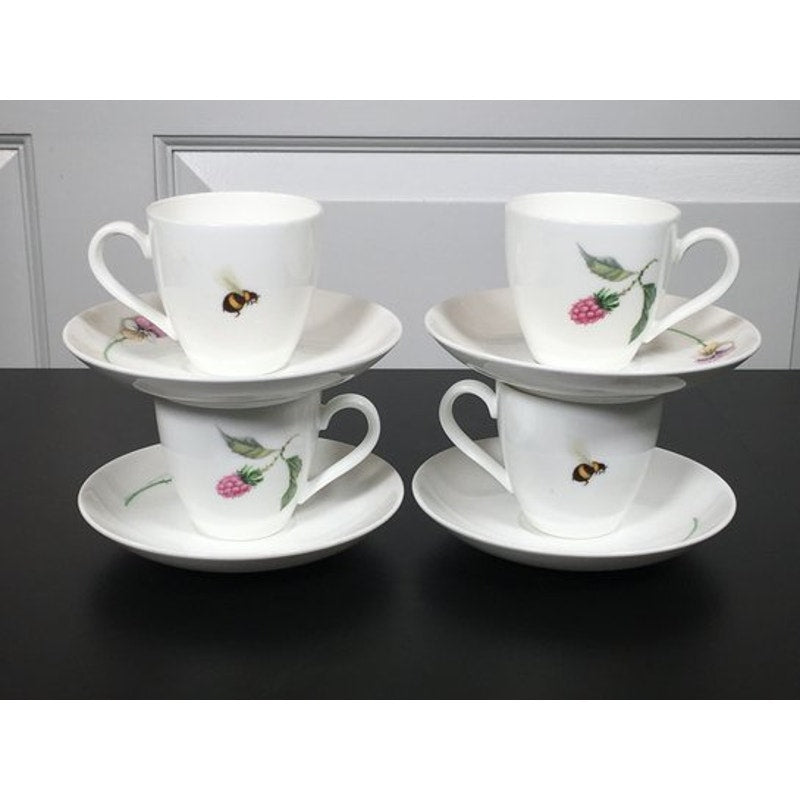 Villeroy & Boch Wildberries Demi Cup & Saucer Set (4-Piece)