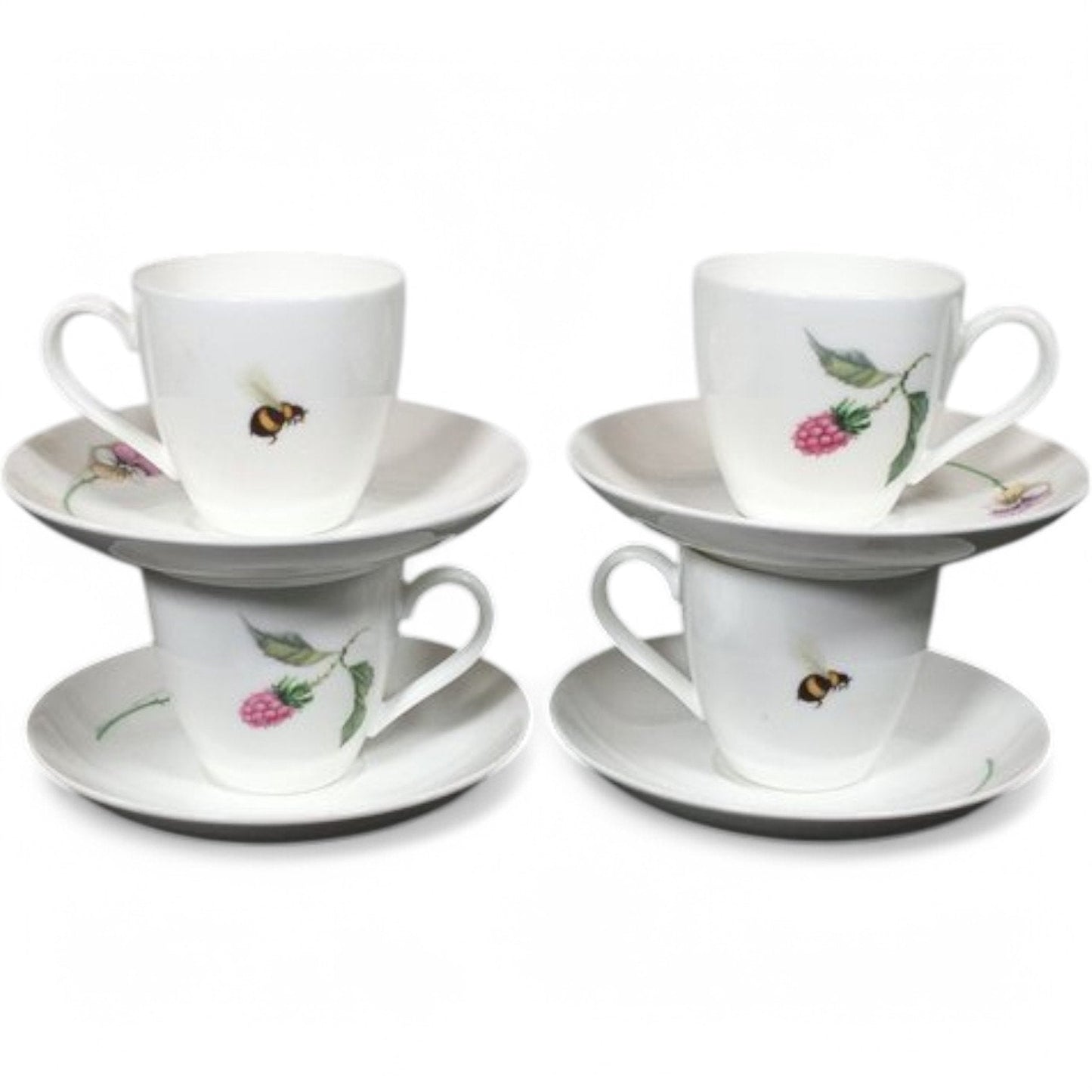 Villeroy & Boch Wildberries Demi Cup & Saucer Set (4-Piece)