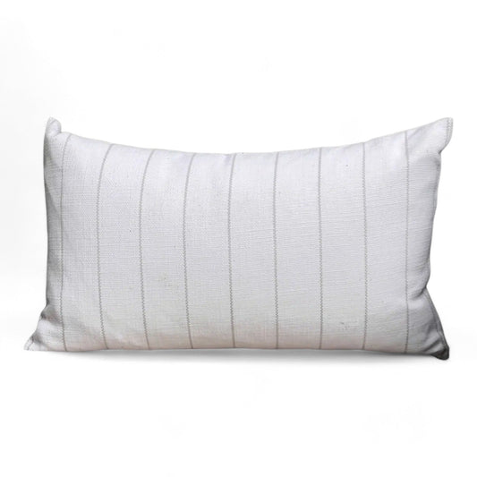 Pair White Perennials Outdoor Accent Pillows