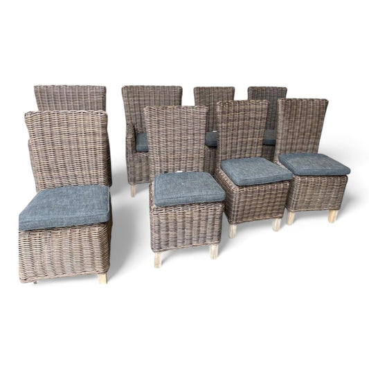 Restoration Hardware Outdoor Dining Chairs, Provence Collection, Set of 8 - Retail $5500