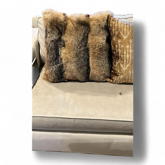 Faux Fur Decorative Accent Pillow